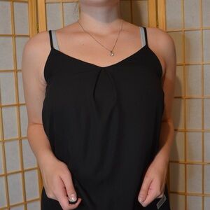 Shinestar Flowy Black Cami